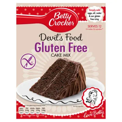 Betty Crocker Kakmix Glutenfri Djävulens Mat 425g OhMyCandyBox