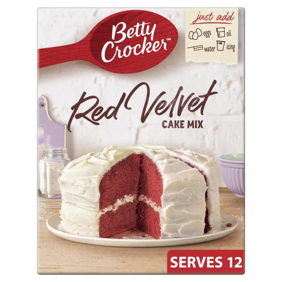 Betty Crocker Cake Mix Red Velvet 425g OhMyCandyBox