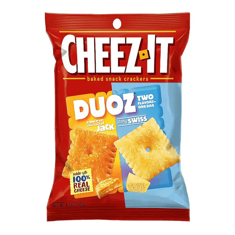 Cheez-It Duoz Cheddar Jack Baby Swiss 122g OhMyCandyBox