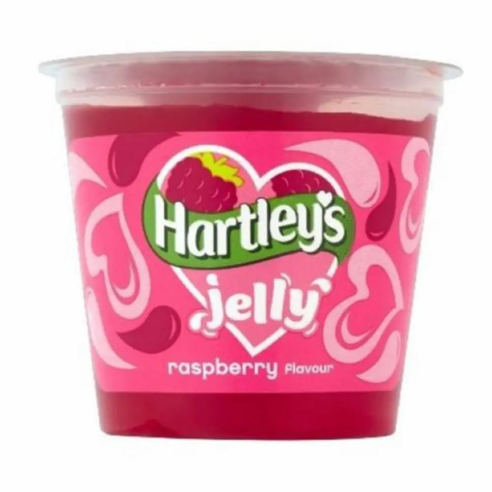 Hartley's Gelé Hallon 125g OhMyCandyBox