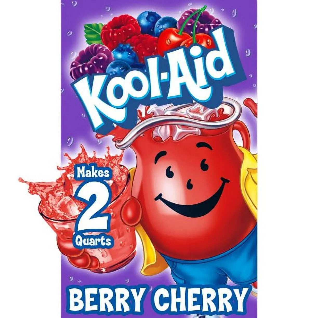 Kool-Aid Dryck Blandning Twists Blastin' Berry Cherry 5g OhMyCandyBox