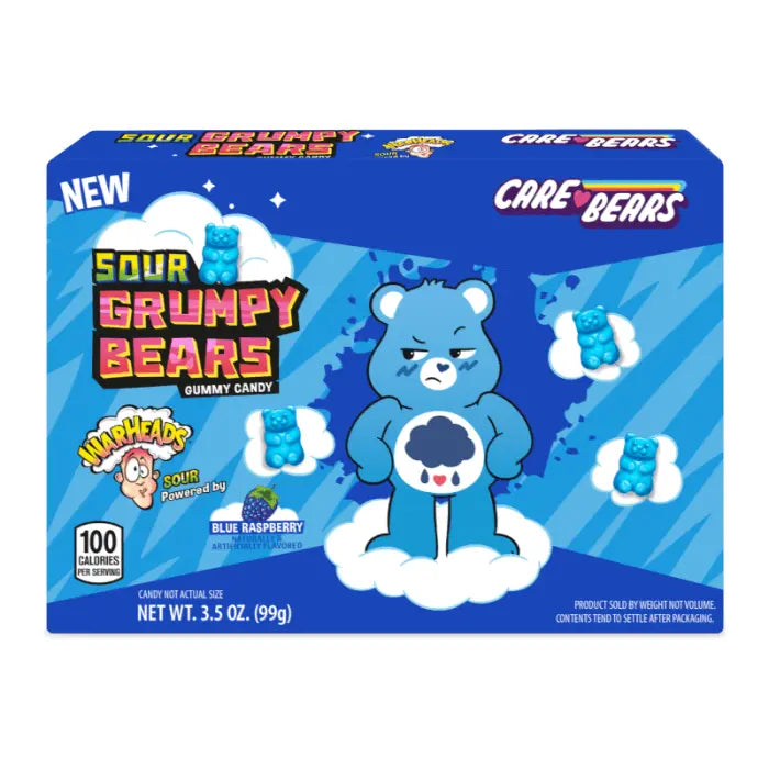 Warheads Care Bears Sur Grumpy Bears 99g OhMyCandyBox