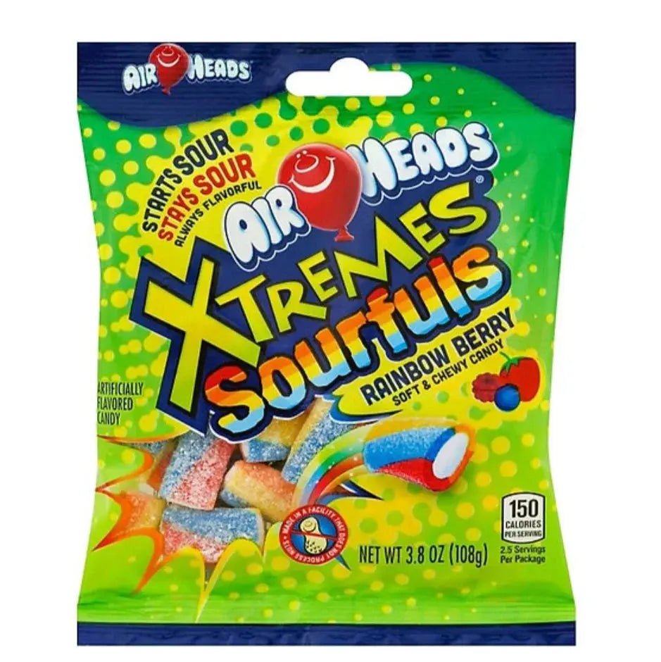 Airheads Xtremes Sourfuls Rainbow Berry 108g OhMyCandyBox