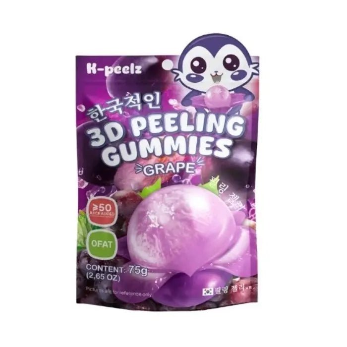 K-Peelz Druva 3D Peeling Gummies 75g OhMyCandyBox