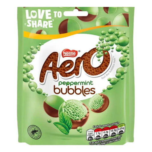 Aero Bubblor Pepparmint 92g OhMyCandyBox