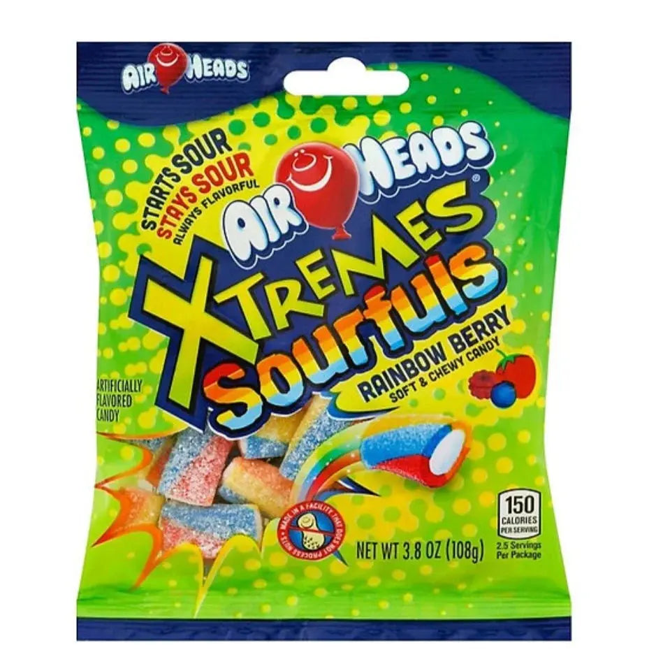 Airheads Xtremes Sourfuls Rainbow Berry 108g OhMyCandyBox