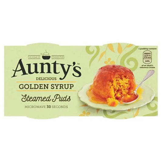 Aunty's Delicious Steamed Puds Golden Syrup 190g OhMyCandyBox
