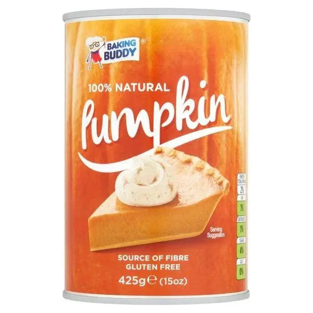 Baking Buddy 100% Naturlig Pumpapuré Burk 425g OhMyCandyBox