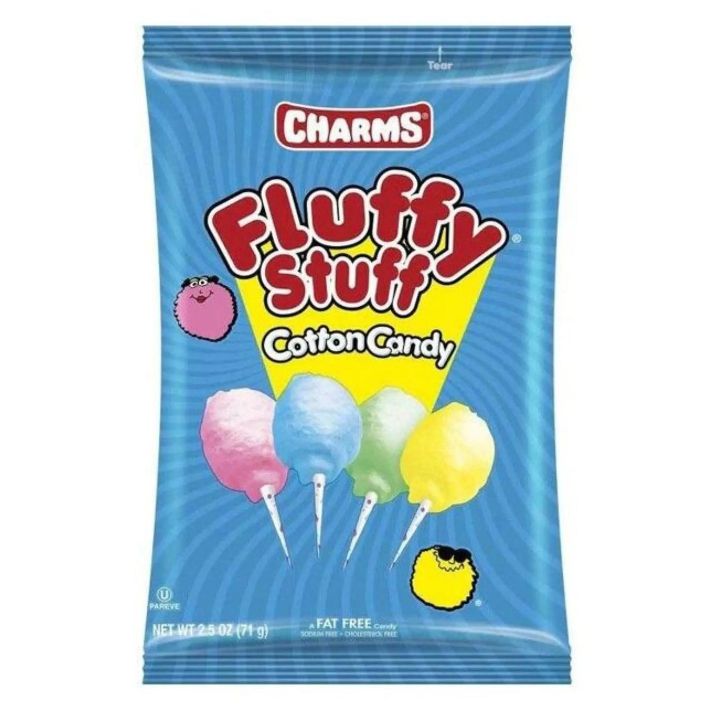 Charms Fluffy Stuff Sockervadd 71g OhMyCandyBox