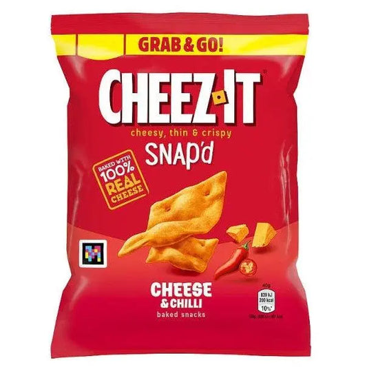 Cheez-It Snap'd Cheese & Chilli Grab & Go! 40g OhMyCandyBox