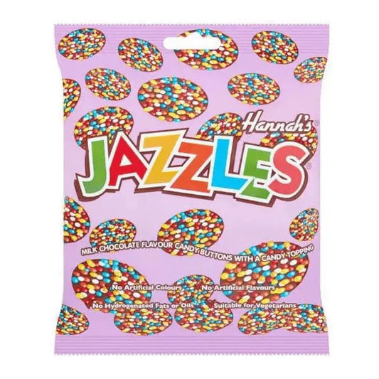 Hannah's Jazzles Chocolate 140g OhMyCandyBox