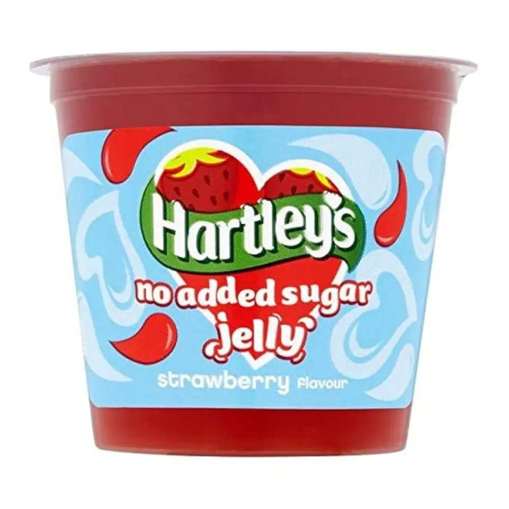 Hartley's Gelé Utan Tillsatt Socker Jordgubb 115g OhMyCandyBox