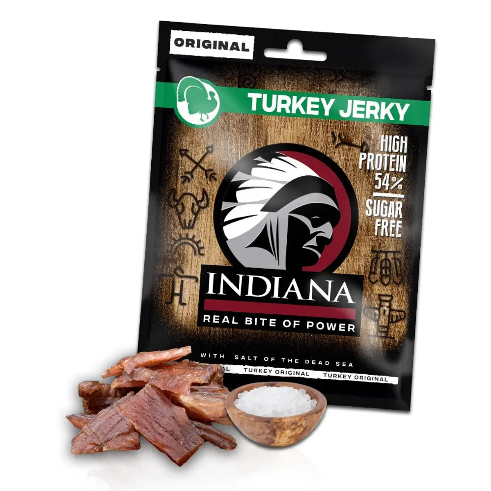 Indiana Jerky Kalkon Original 25g OhMyCandyBox