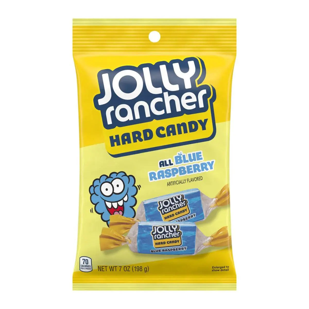 Jolly Rancher Hårda Godisar Blå Hallon 198g OhMyCandyBox