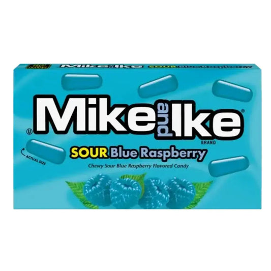 Mike och Ike Sour Blue Raspberry 120g OhMyCandyBox
