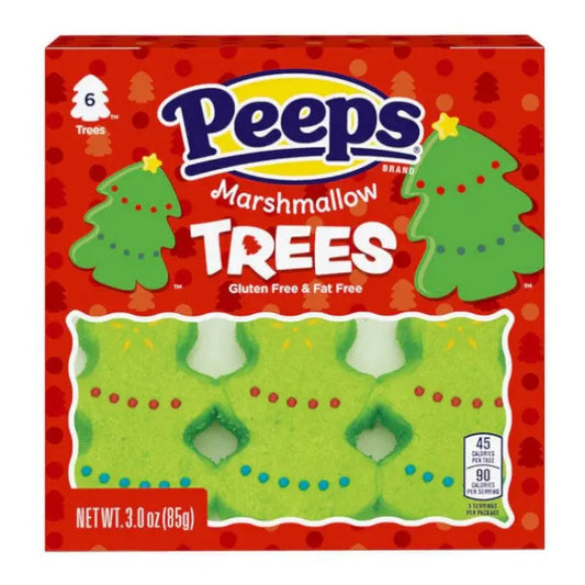 Peeps Marshmallow Julträd 6-Pack 85g OhMyCandyBox