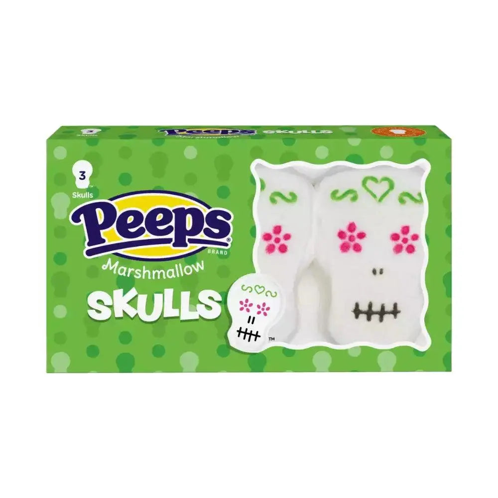 Peeps Marshmallow Skulls (3ct) 43g OhMyCandyBox