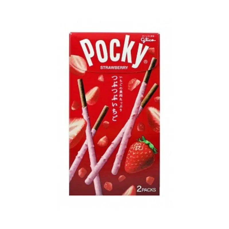 Pocky Tsubu Tsubu Ichigo Jordgubbe 2 Pack 58g OhMyCandyBox