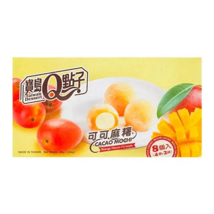 Q Brand Mochi Kakaopulver Mango 80g OhMyCandyBox