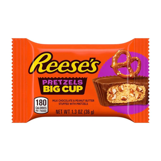 Reese's Big Cup med Pretzels 37g OhMyCandyBox