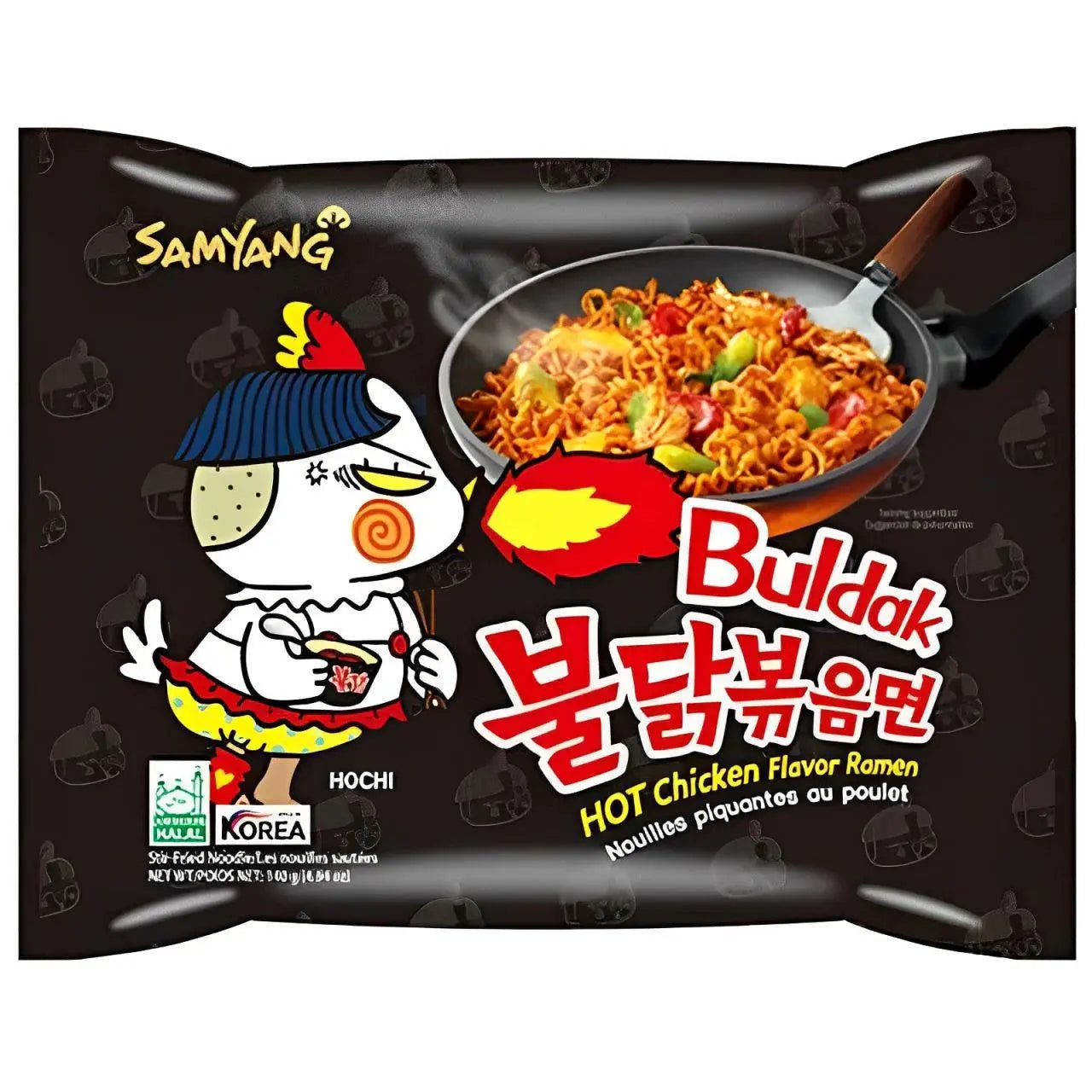 Samyang Buldak Instant Nudlar Het Kyckling 140g OhMyCandyBox