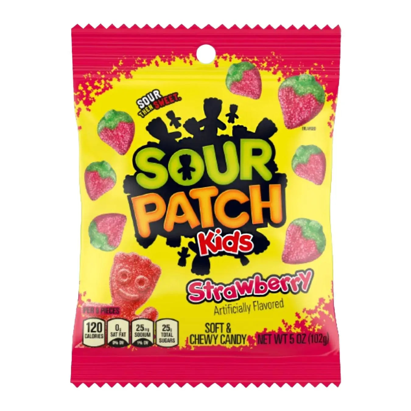 Sour Patch Kids Jordgubb 102g OhMyCandyBox