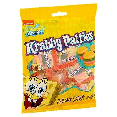 Spongebob Gummy Krabby Patties 72g OhMyCandyBox
