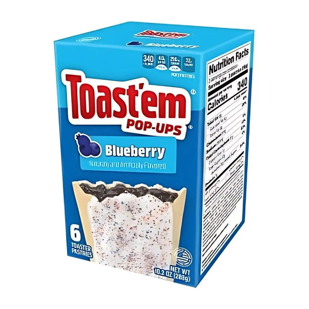Toast'em Frosted Blåbär 288g OhMyCandyBox
