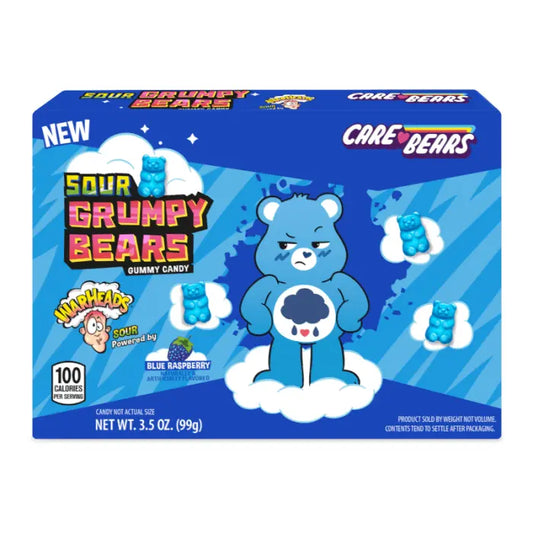 Warheads Care Bears Sur Grumpy Bears 99g OhMyCandyBox