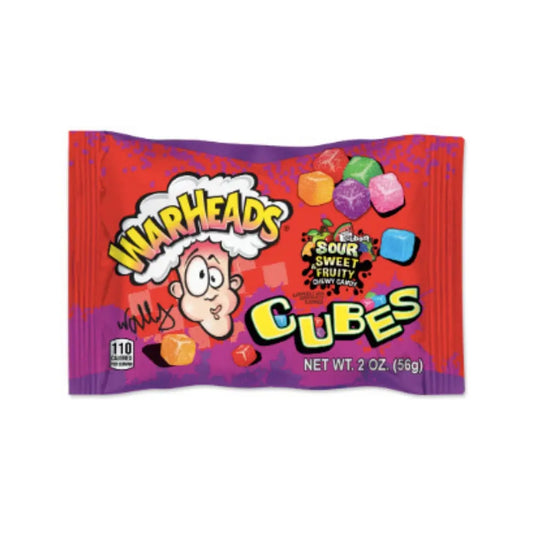 Warheads Tuggiga Kuber 57g OhMyCandyBox