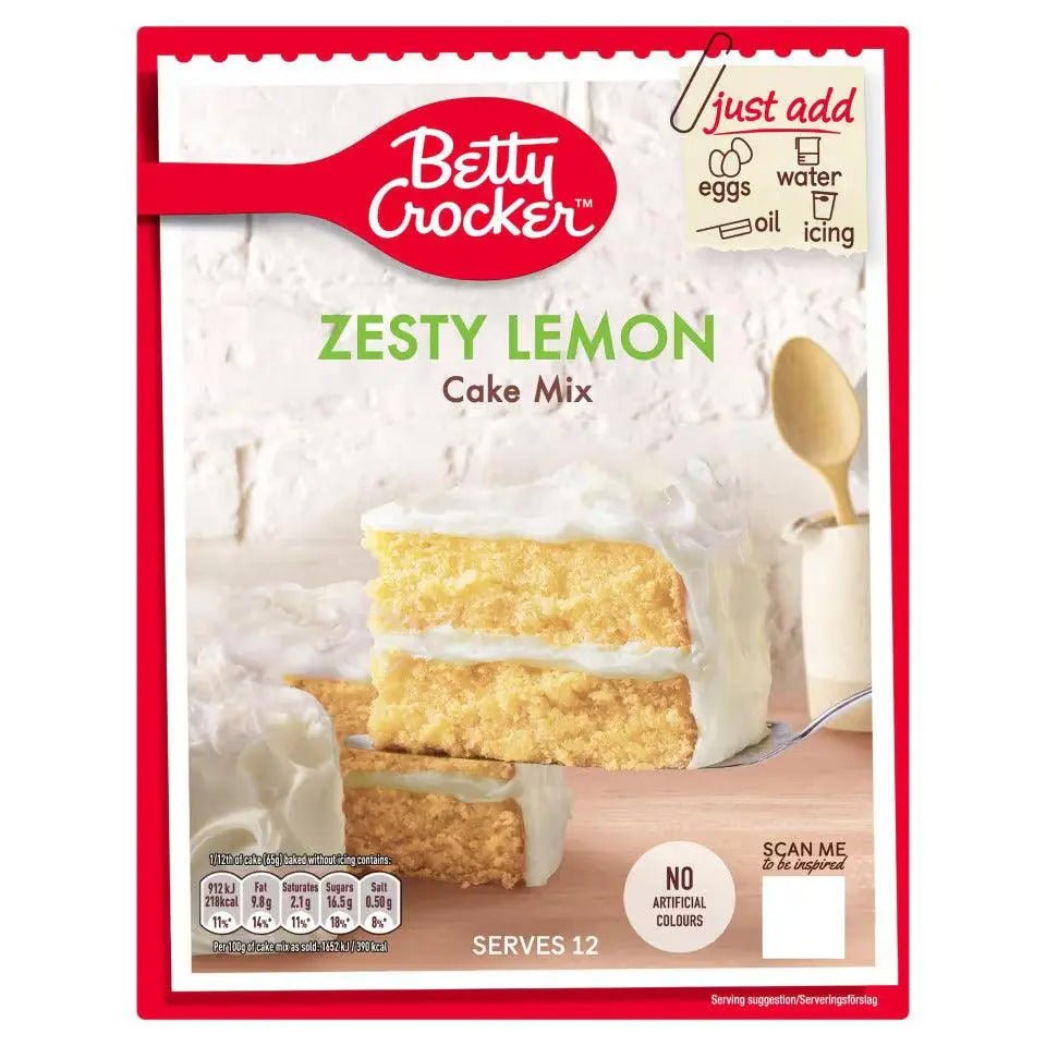 Betty Crocker Cake Mix Zesty Lemon 425g OhMyCandyBox