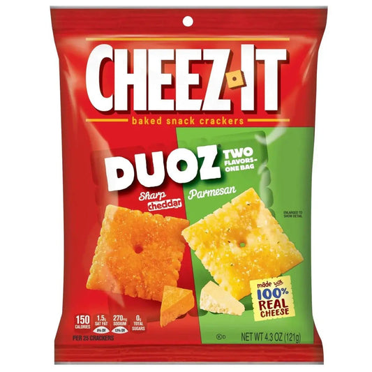 Cheez-It Duoz Sharp Cheddar Parmesan 121g OhMyCandyBox