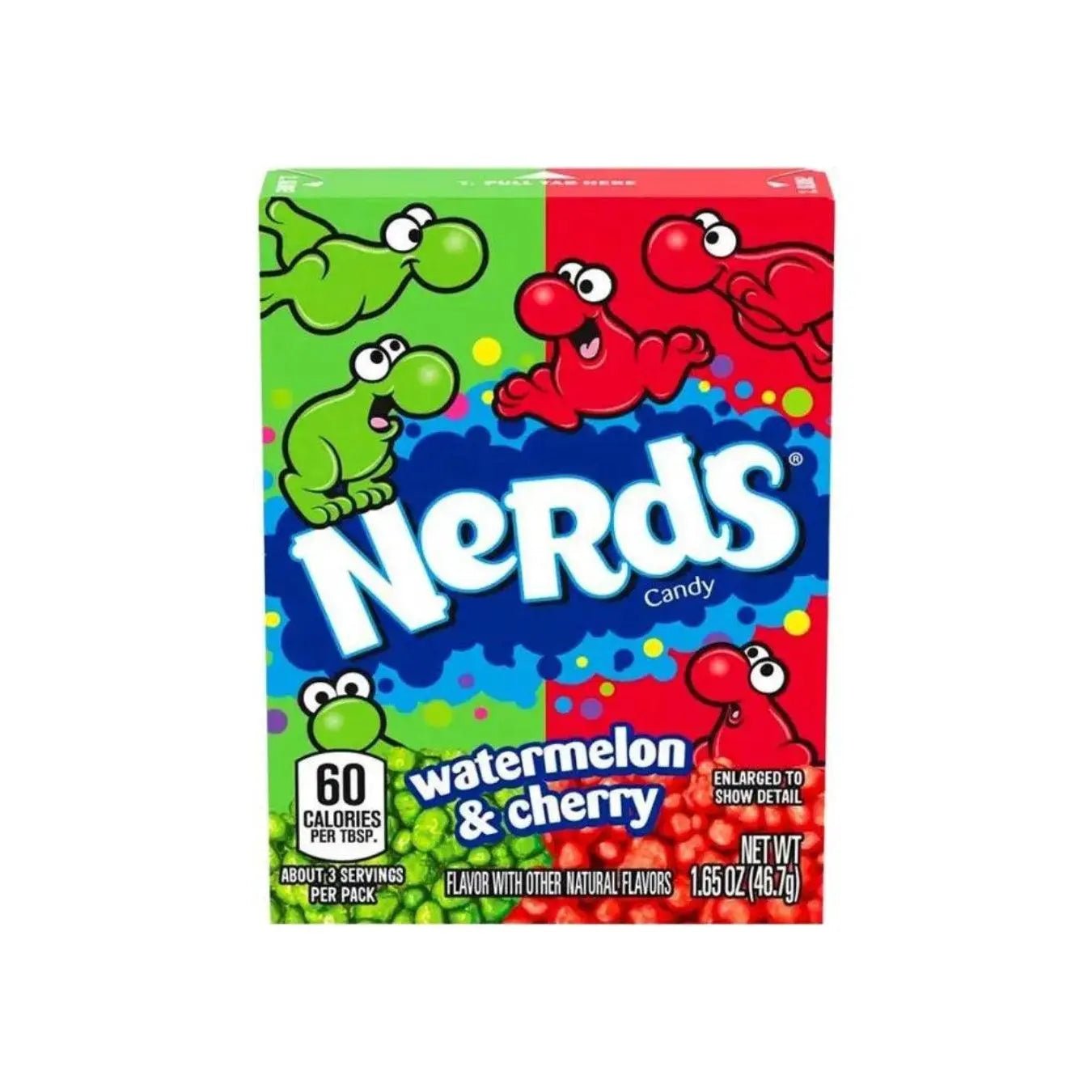 Nerds - Vattenmelon & Körsbär 47g OhMyCandyBox