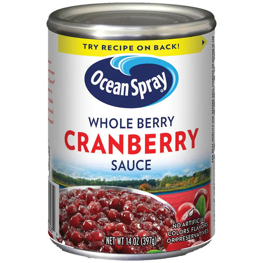 Ocean Spray Tranbärssås Whole Berry 397g OhMyCandyBox