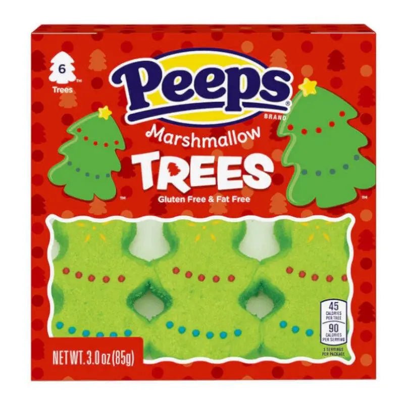 Peeps Marshmallow Julträd 6-Pack 85g OhMyCandyBox