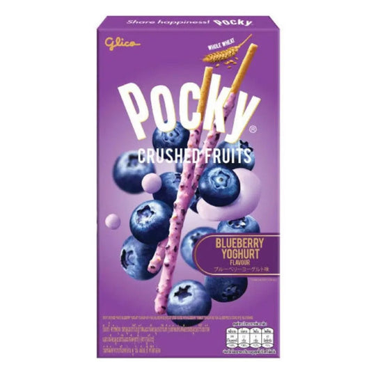 Pocky Krossade Frukter Blåbär 38g OhMyCandyBox