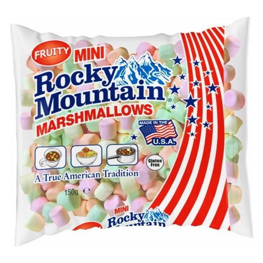 Rocky Mountain Marshmallows Fruity Mini 150g OhMyCandyBox