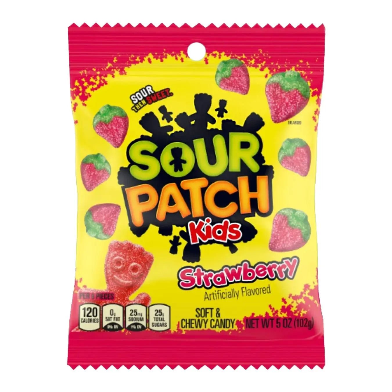 Sour Patch Kids Jordgubb 102g OhMyCandyBox