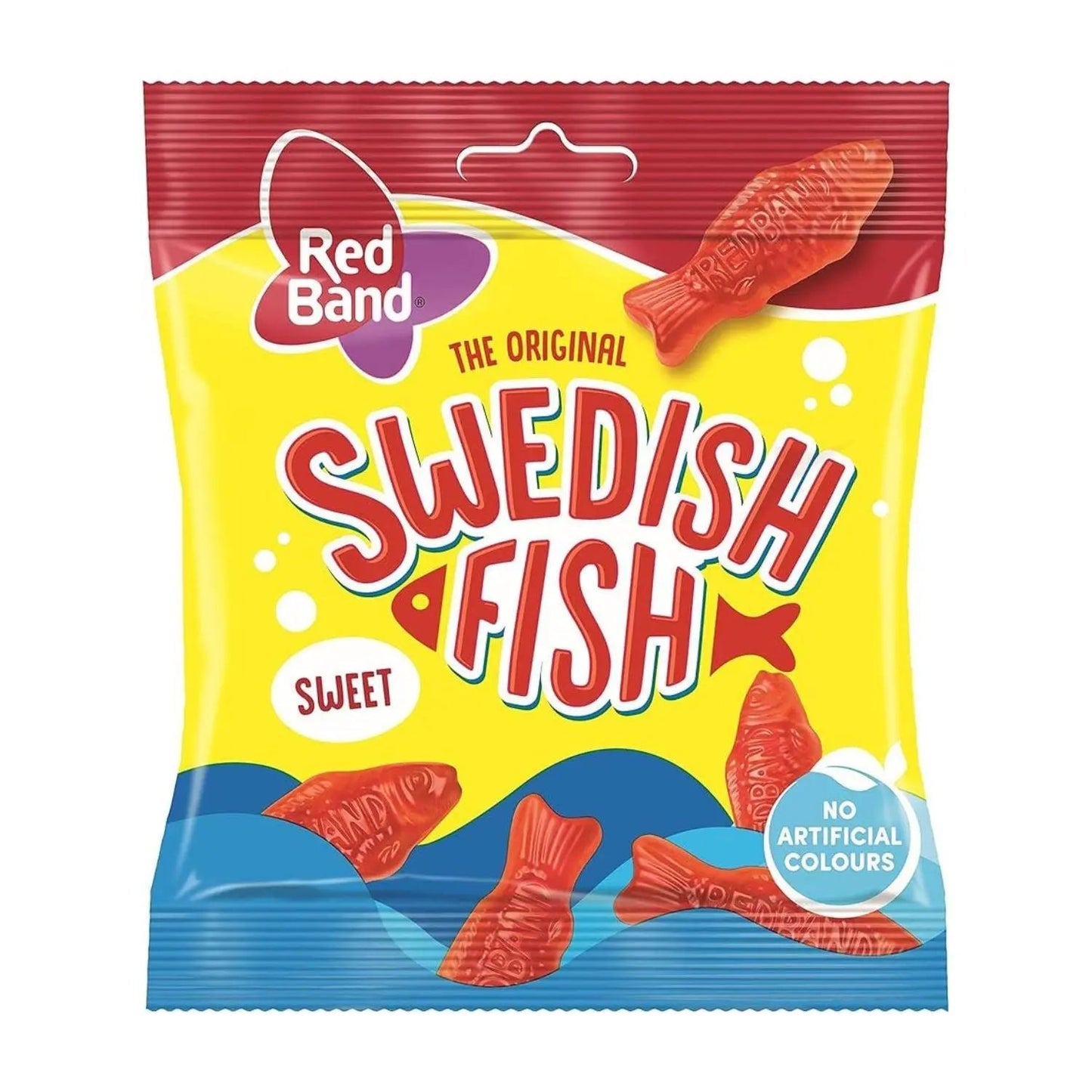 Swedish Fish Red Band 100g OhMyCandyBox