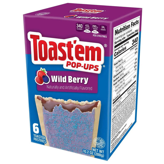 Toast'em Frosted Wild Berry 288g OhMyCandyBox