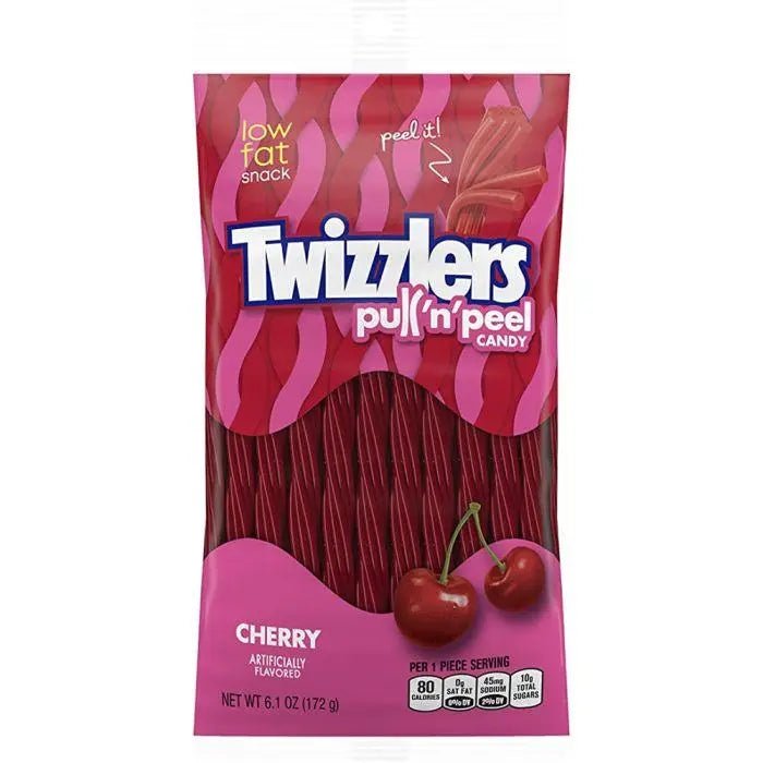 Twizzlers Pull 'n' Peel Körsbär 172g OhMyCandyBox