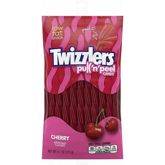 Twizzlers Pull 'n' Peel Körsbär 172g OhMyCandyBox